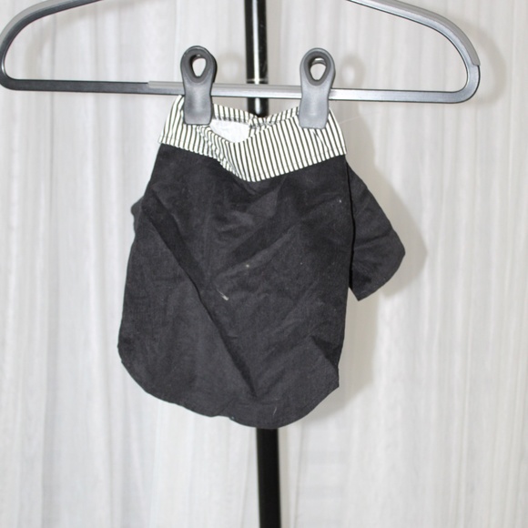 DBpet. Pet tuxedo costume for dogs or cats with a red bow tie. - Picture 5 of 6